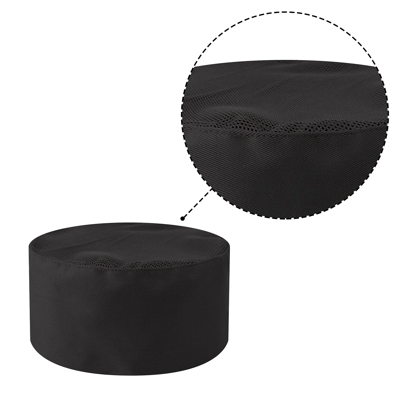 custom flat top chef hat mesh - corporate gift wholesale supplier - view 4