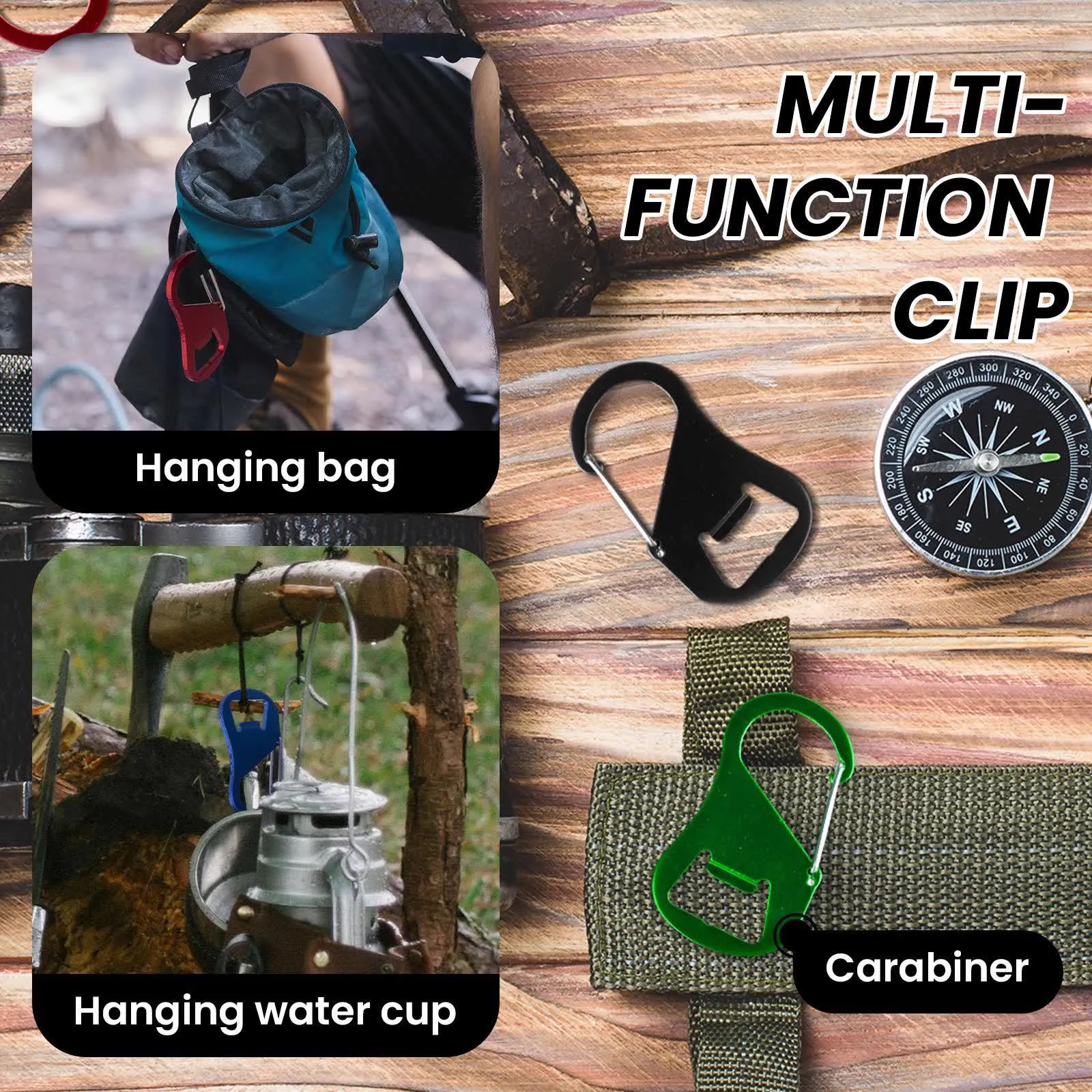 custom aluminum wire carabiner beer opener - get quote wholesale price - view 4