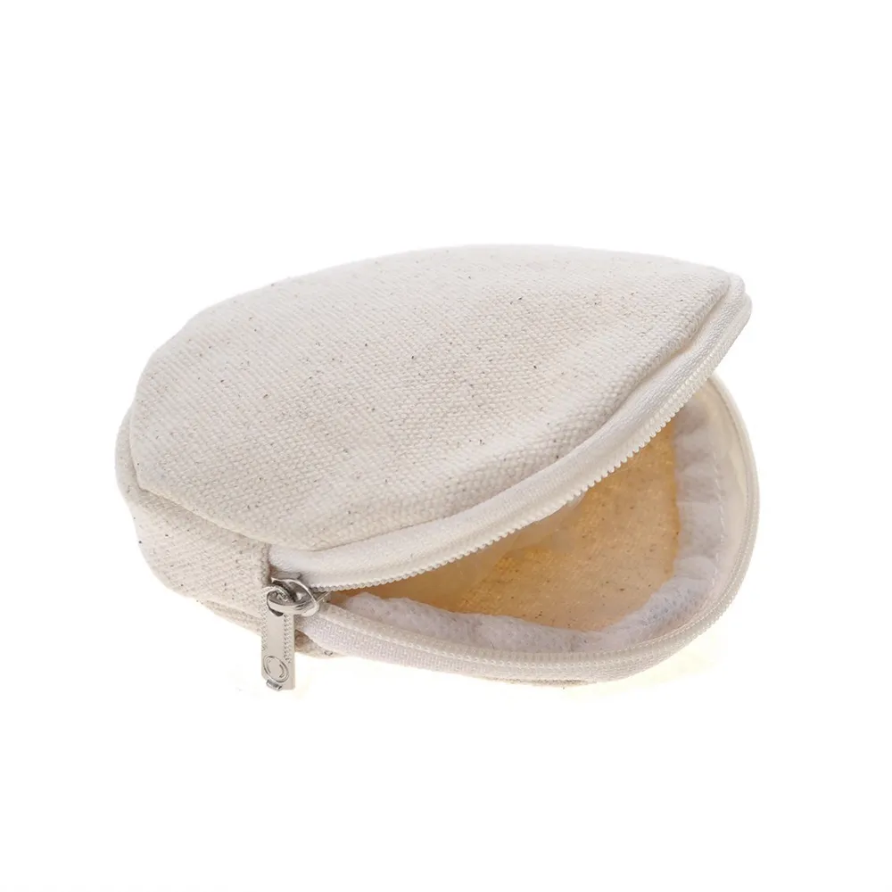 custom canvas coin key pouch round - view 4