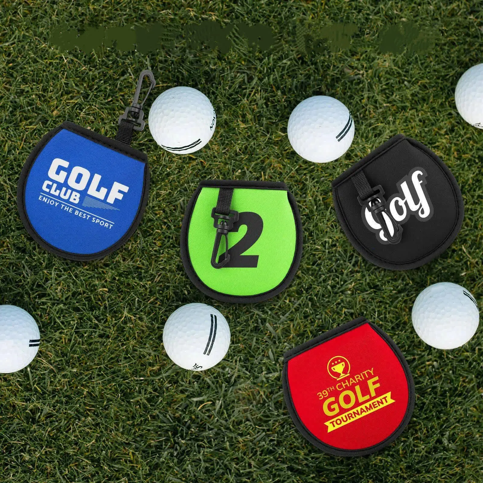 custom neoprene golf ball cleaner pouch - wholesale price for global buyers