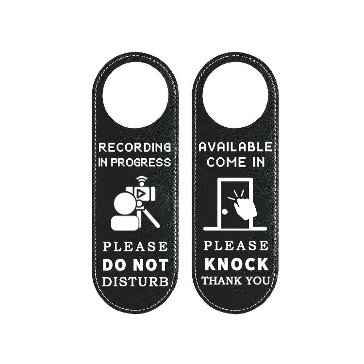 custom recording live on air door sign - MOQ 20pcs factory direct