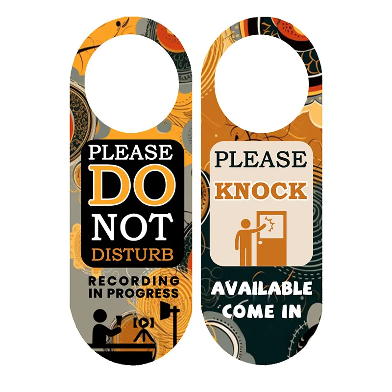 custom do not disturb please knock hanger