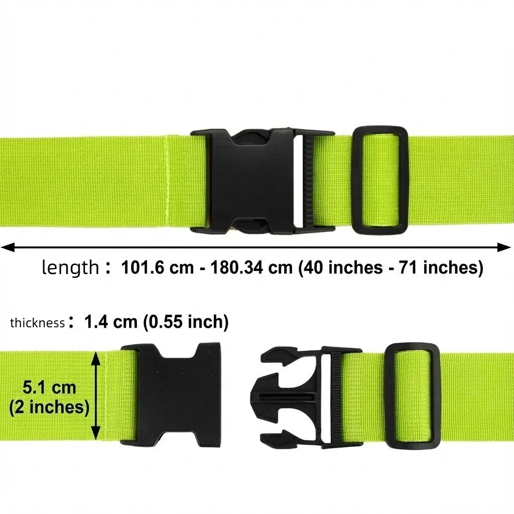 custom extra long luggage strap belt - factory direct wholesale price