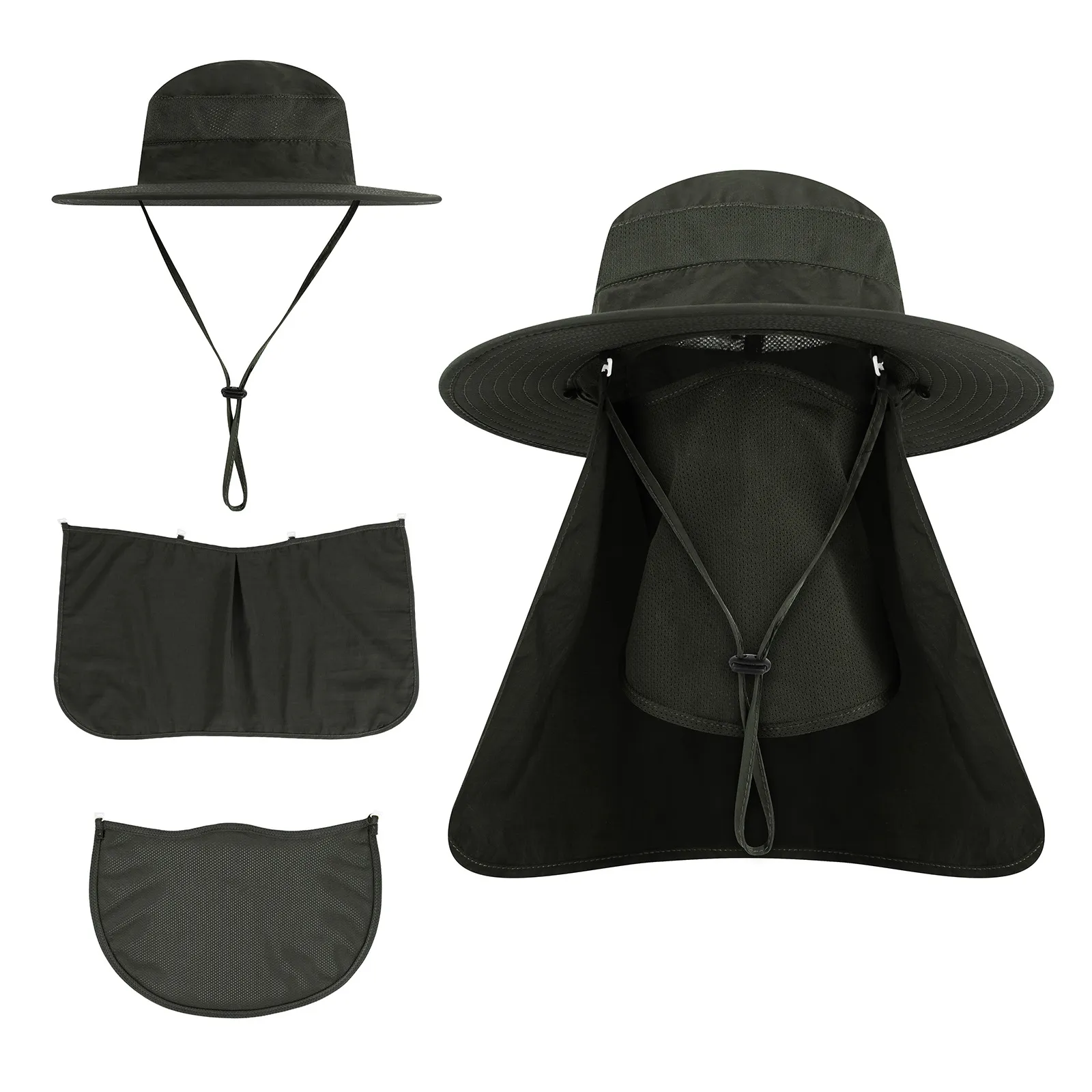custom quick dry fisherman bucket hat - B2B wholesale inquiry welcome - view 3