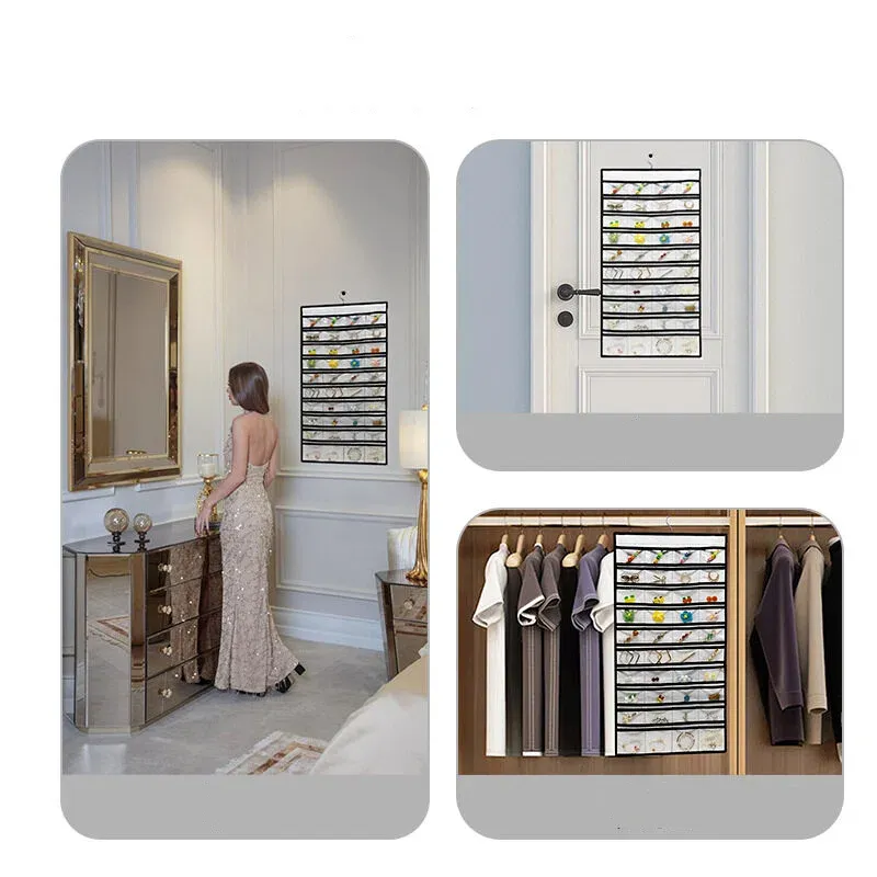 custom non woven jewelry hanging organizer - private label service available