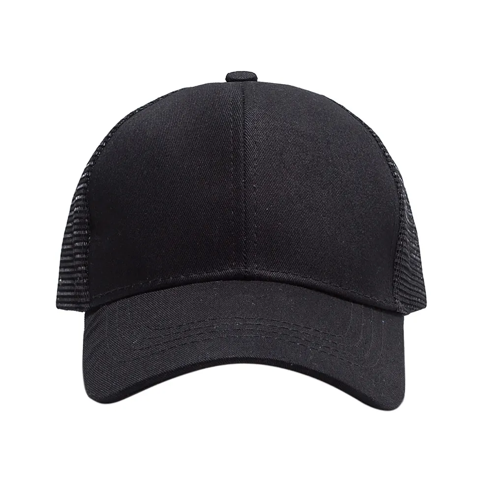 custom ponytail mesh baseball cap straw - ODM OEM service available - view 3