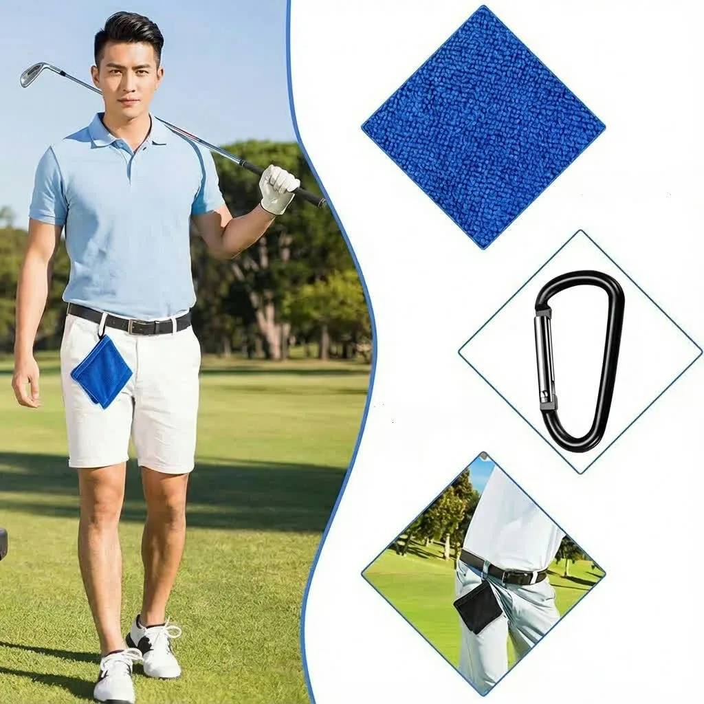 custom golf club cleaning towel - custom color and size accepted