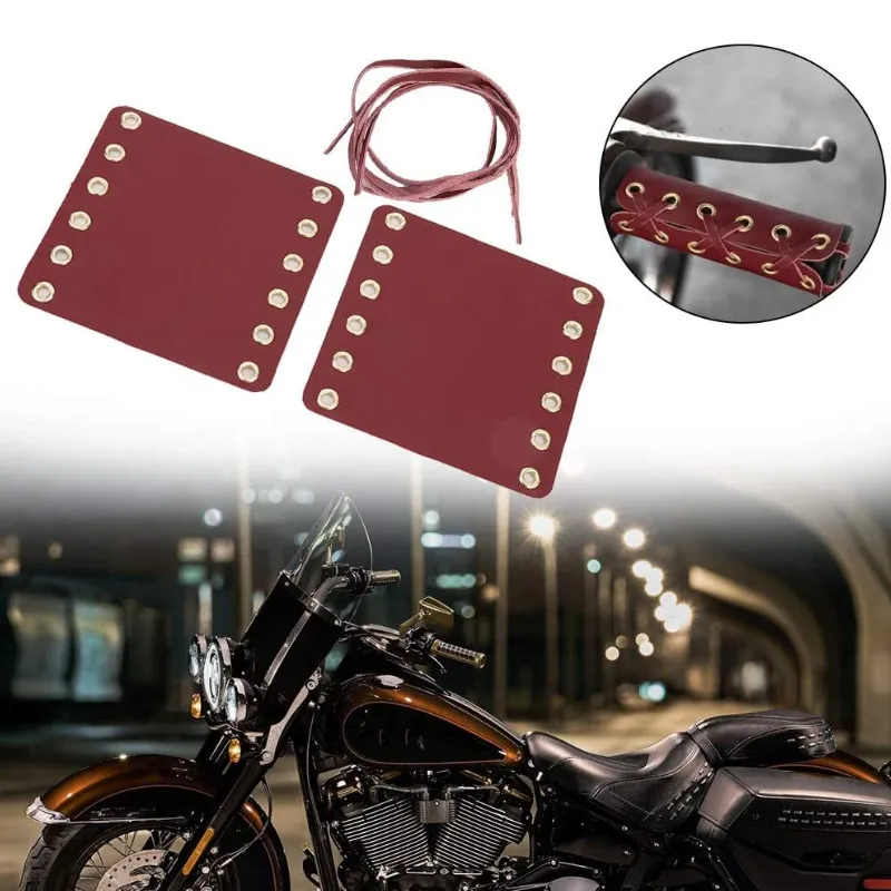 vintage leather bicycle handlebar grips - OEM custom logo accepted - view 4