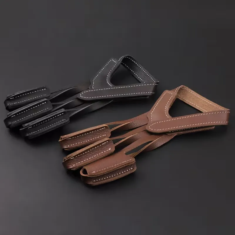 archery finger tab protector leather - private label service available - view 4
