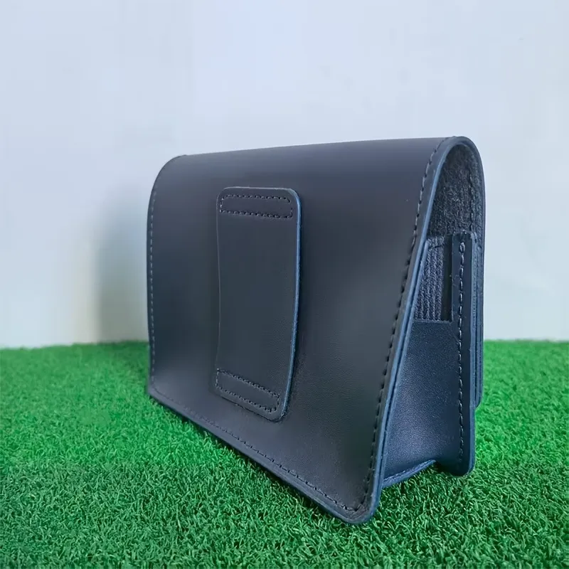 pu leather golf ball snap pouch - MOQ 20pcs factory direct - view 5