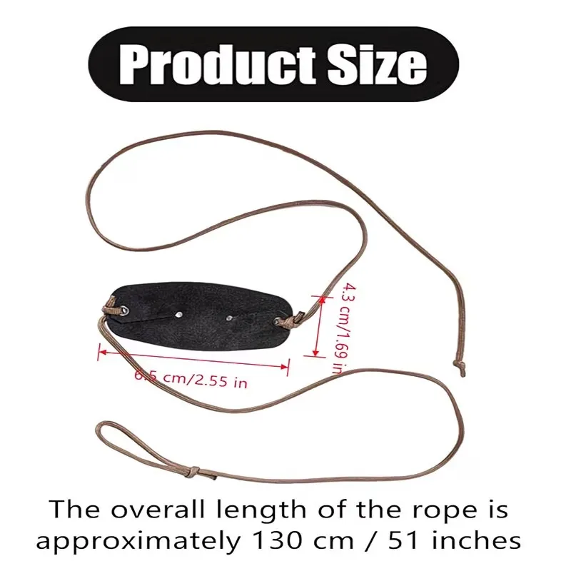 pu leather hunting slingshot paracord - low MOQ custom order - view 4