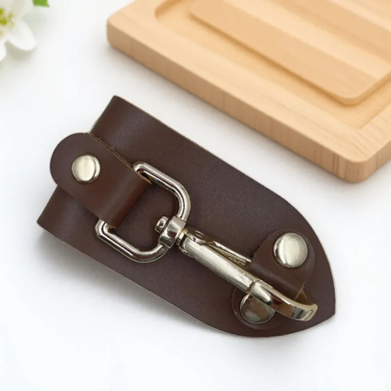 vintage leather belt loop keychain - B2B direct from factory China - view 5