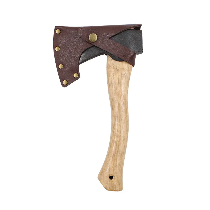 leather axe head sheath belt holster - view 5