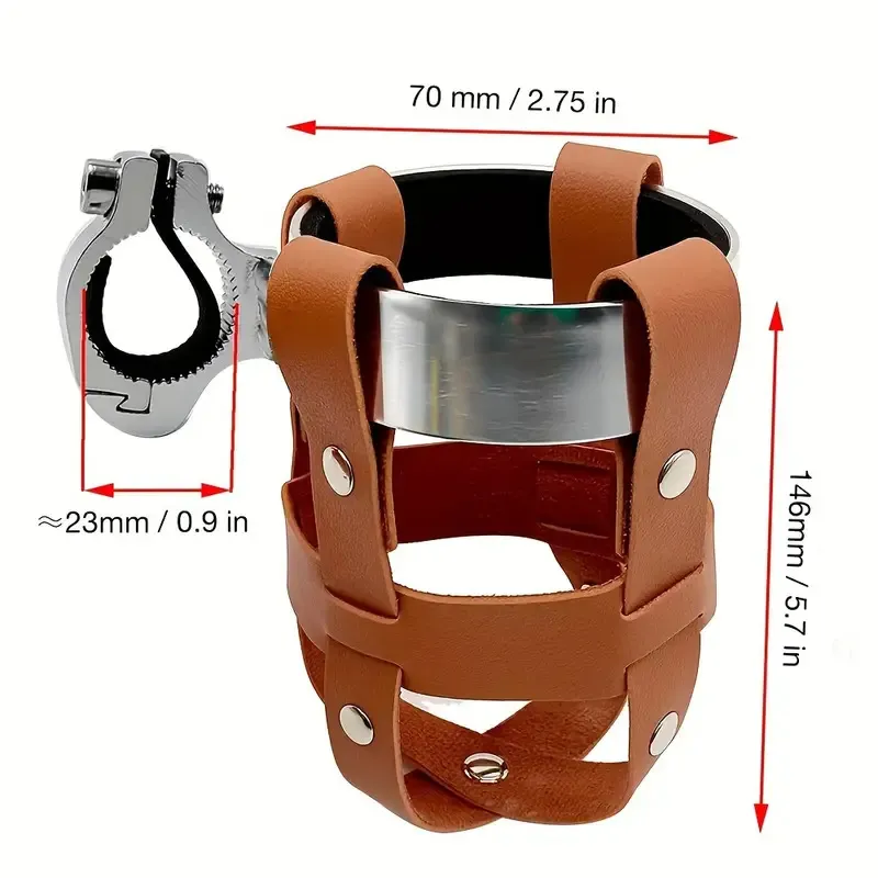 leather bicycle water bottle cage - wholesale price for global buyers - view 5