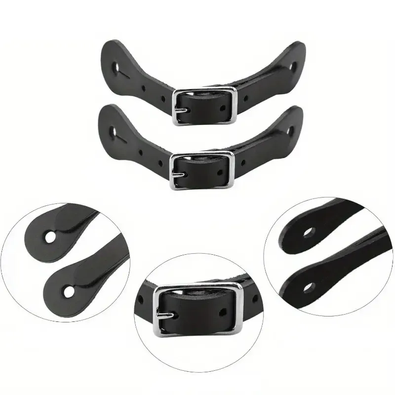 western rider leather spur straps - factory direct wholesale price - view 5