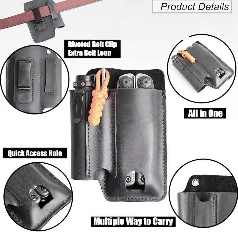 camping edc tactical belt holster - bulk order discount available - view 2
