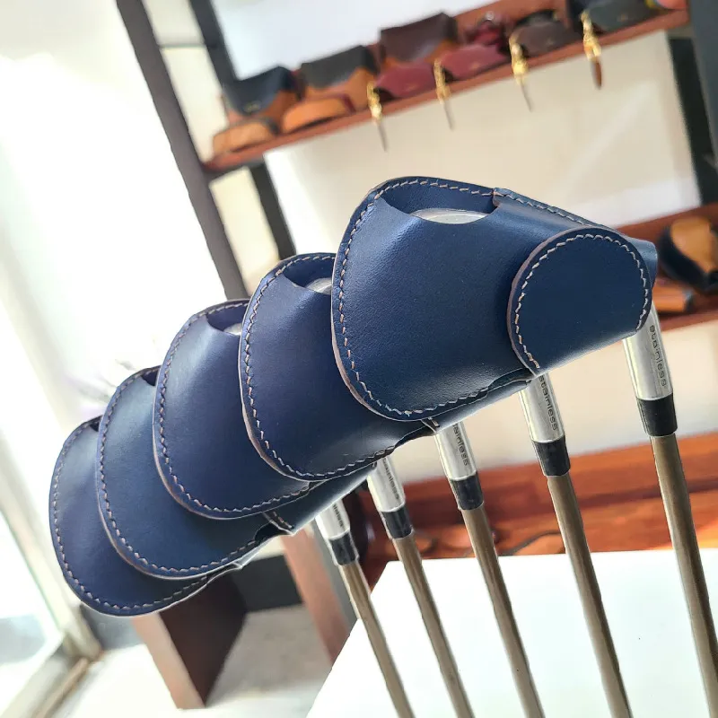 golf iron head cover laser engraved - OEM custom logo accepted - view 3