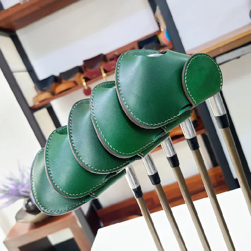 golf iron head cover laser engraved - OEM custom logo accepted - view 4