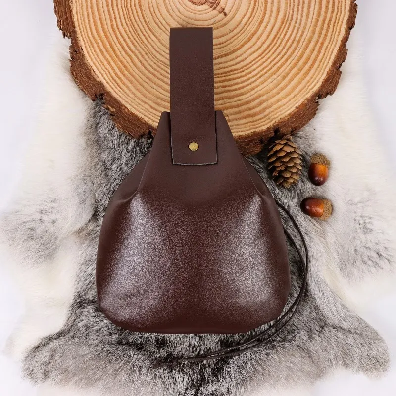 medieval boat shaped leather belt bag - get quote wholesale price - view 4