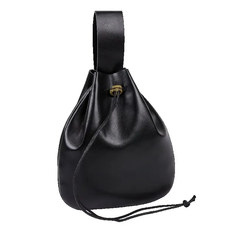 medieval boat shaped leather belt bag - get quote wholesale price - view 5