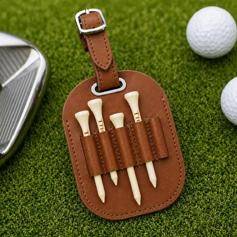 pu leather golf tee holder stand - request RFQ factory direct - view 2