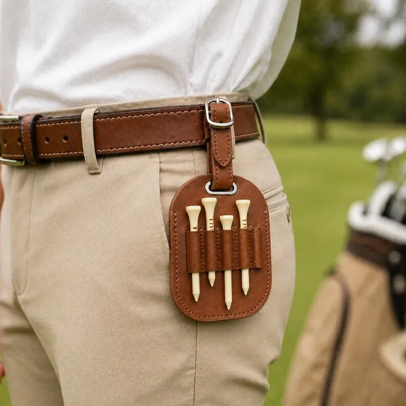 pu leather golf tee holder stand - request RFQ factory direct - view 3