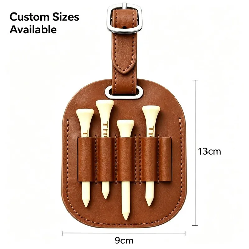 pu leather golf tee holder stand - request RFQ factory direct - view 4