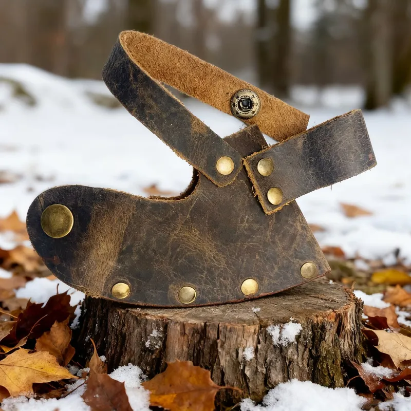 leather axe belt holster hatchet sheath - OEM custom logo accepted - view 2
