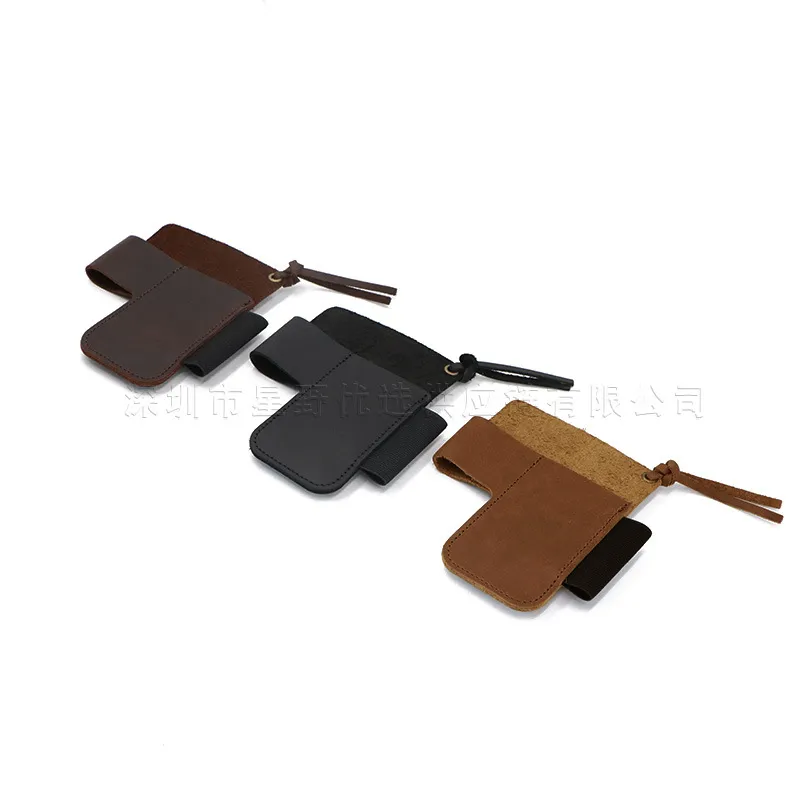 genuine leather edc flashlight holster - MOQ 20pcs factory direct - view 5