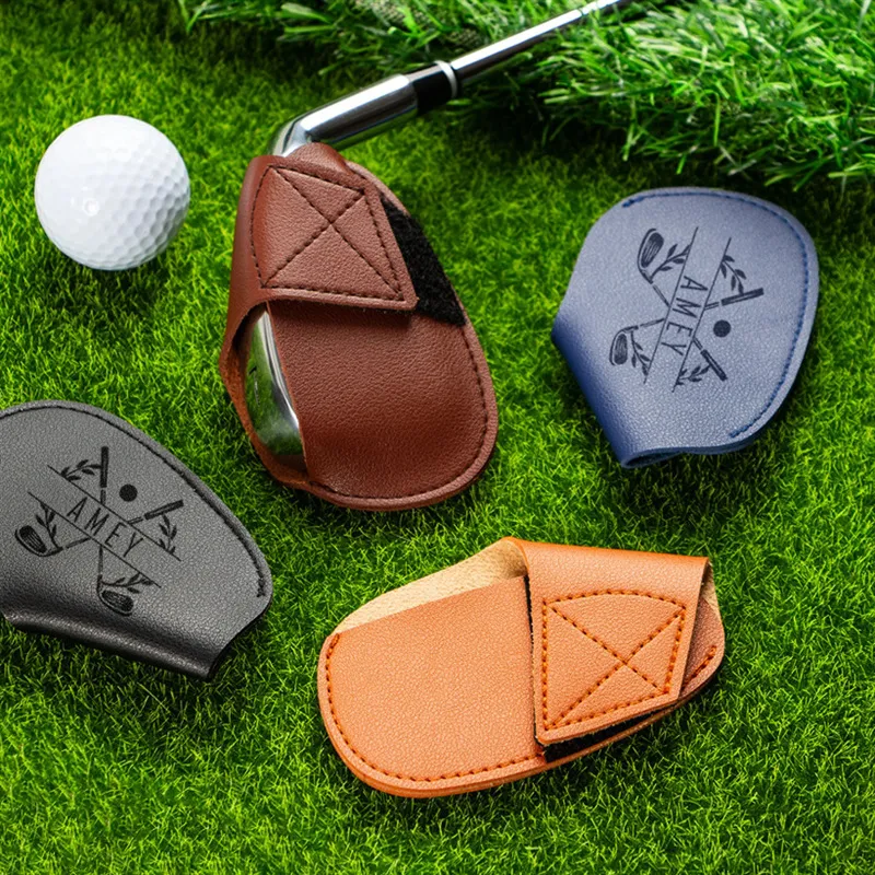 golf club iron head cover leather - corporate gift wholesale supplier