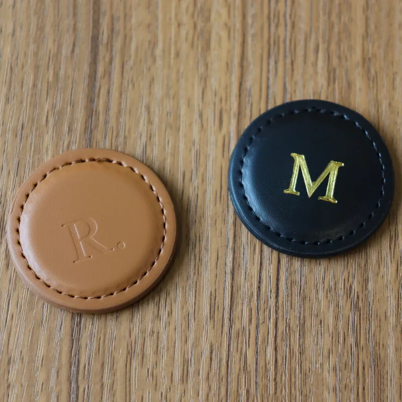 leather golf ball marker gift - trade show giveaway supplier - view 4