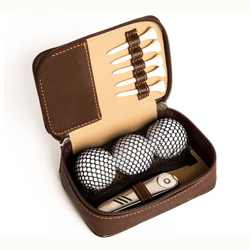 golf gift box set leather case - B2B direct from factory China - view 3