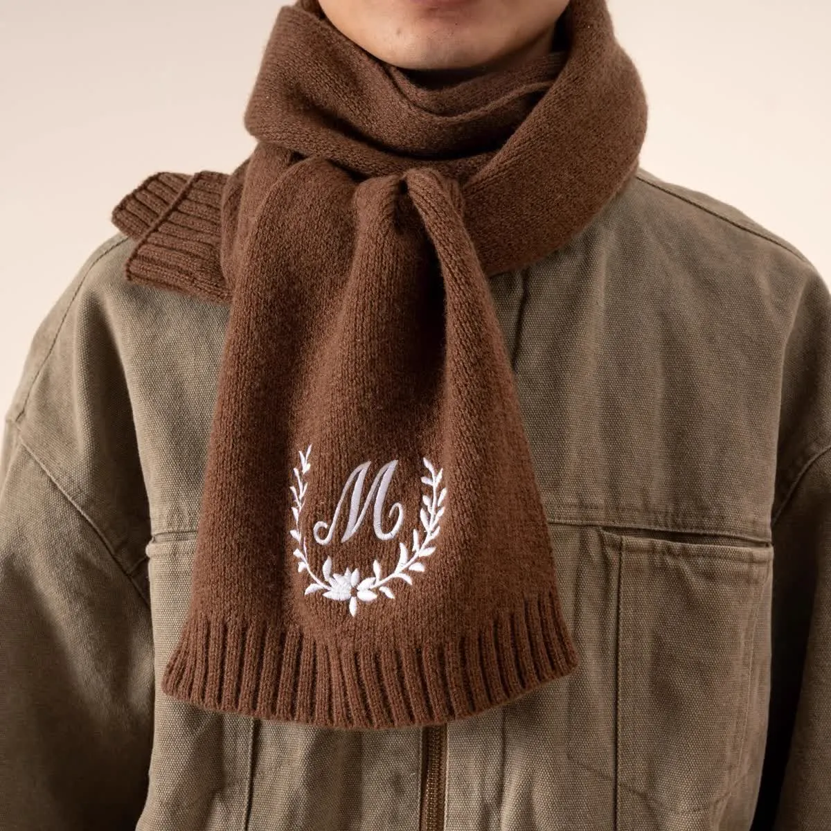 custom cashmere feel scarf personalized name - buy wholesale direct from manufacturer - view 3
