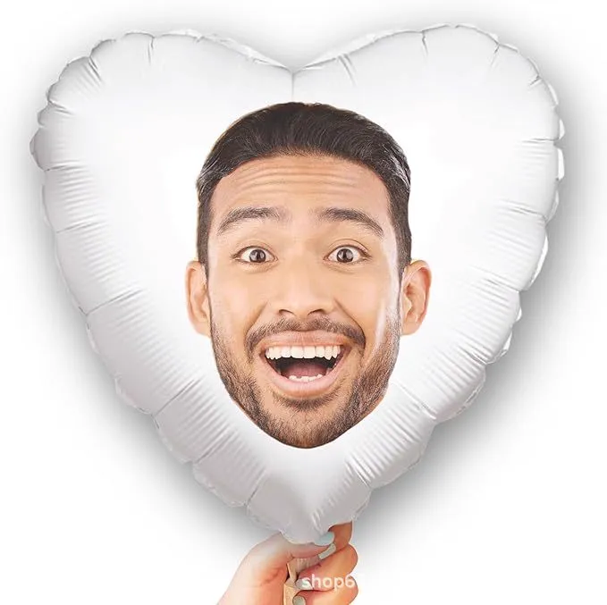 custom heart foil balloon 18 inch