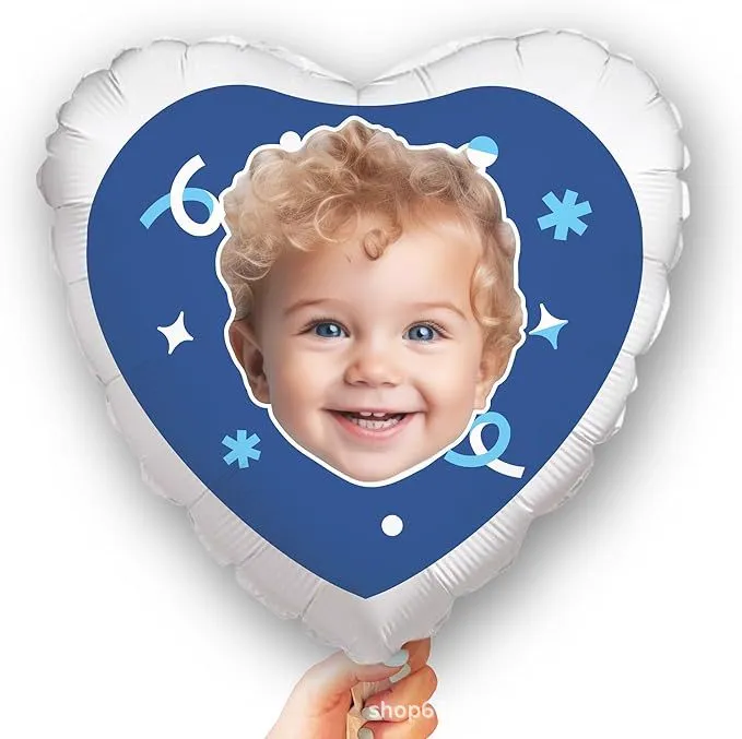 custom heart foil balloon 18 inch - view 2