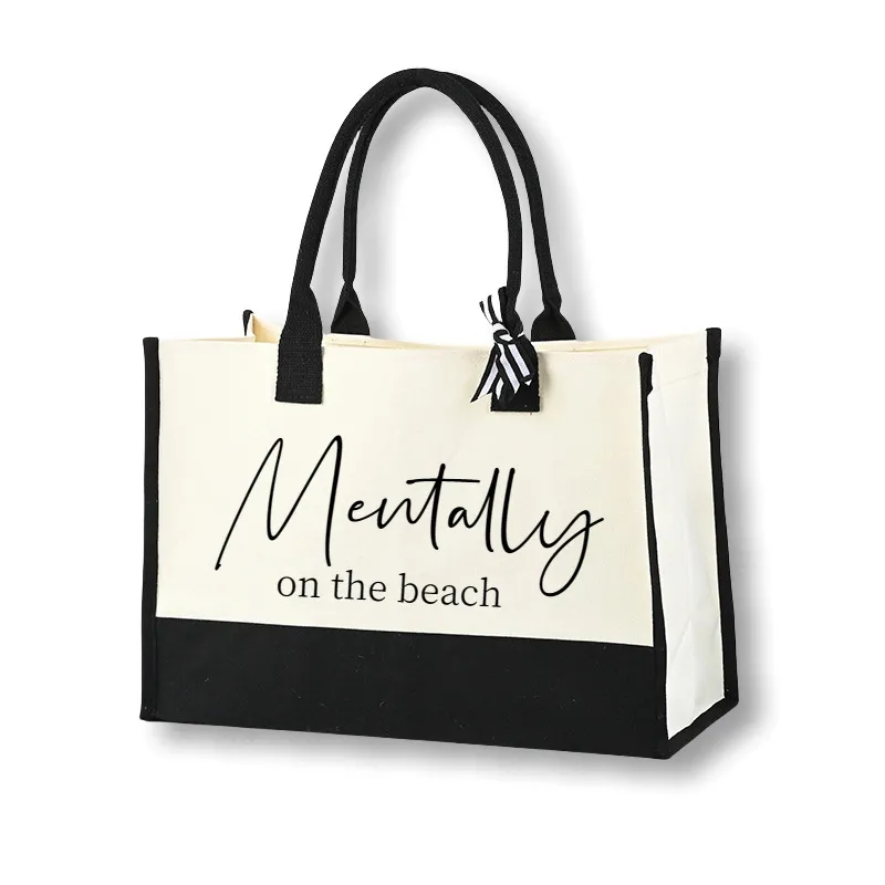 custom laminated canvas tote bag - wholesale price for global buyers - view 2