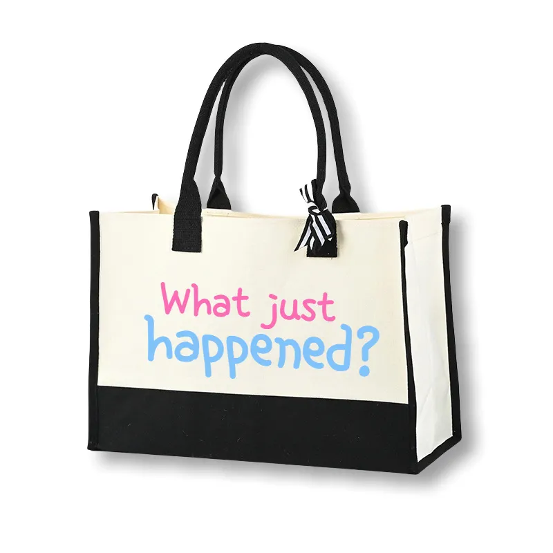 custom laminated canvas tote bag - wholesale price for global buyers - view 3