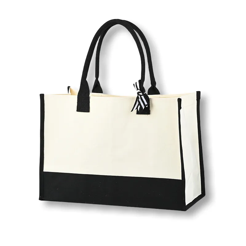 custom laminated canvas tote bag - wholesale price for global buyers - view 5