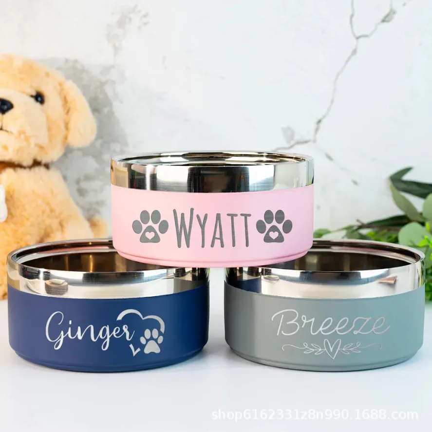 custom stainless steel pet bowl - factory direct wholesale price