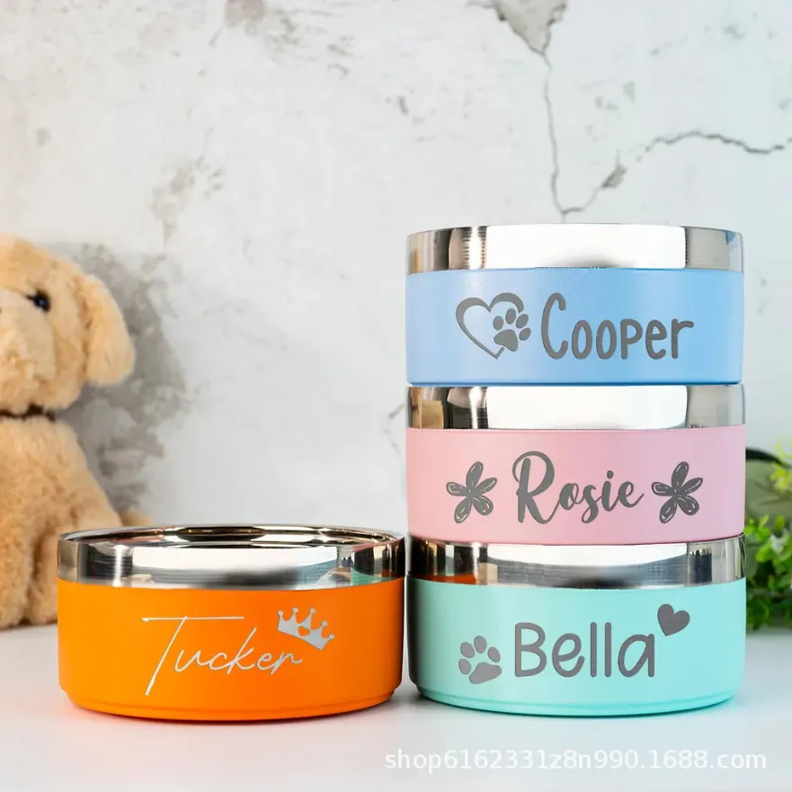 custom stainless steel pet bowl - factory direct wholesale price - view 3