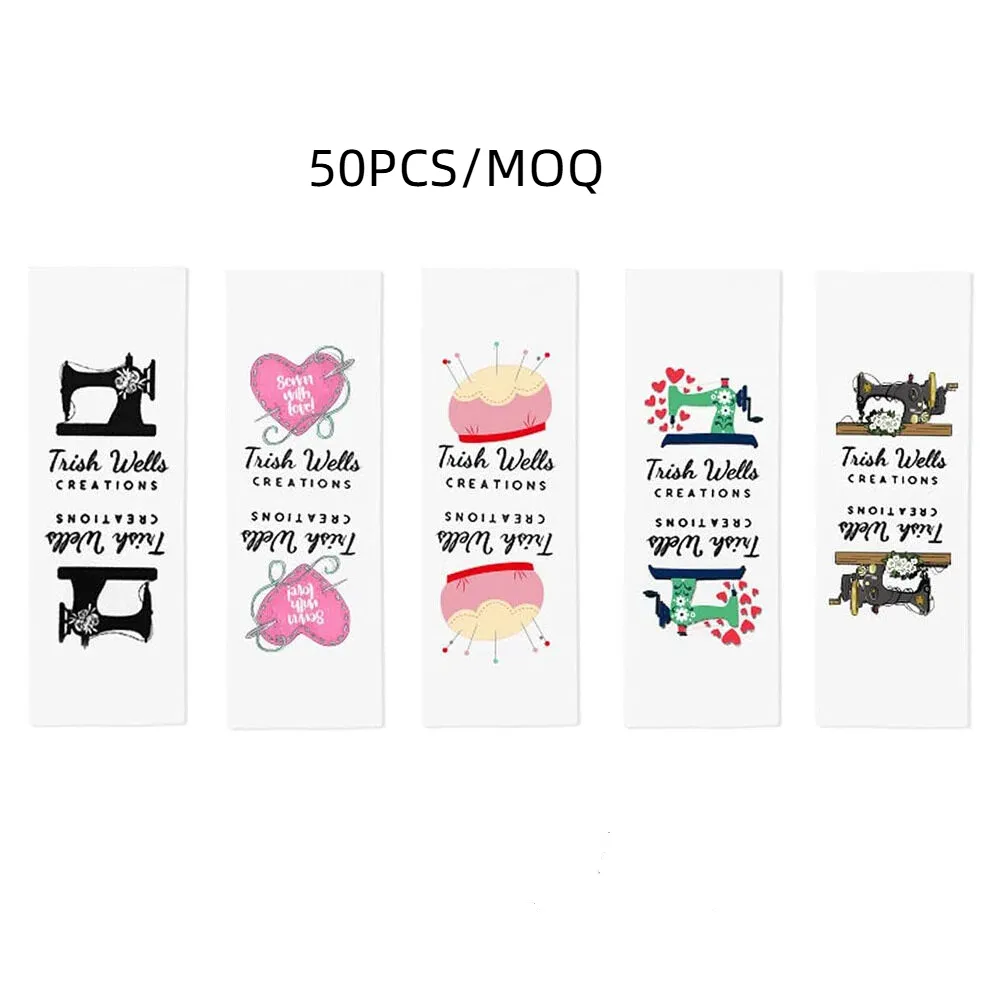 custom fabric clothing labels woven - bulk order discount available
