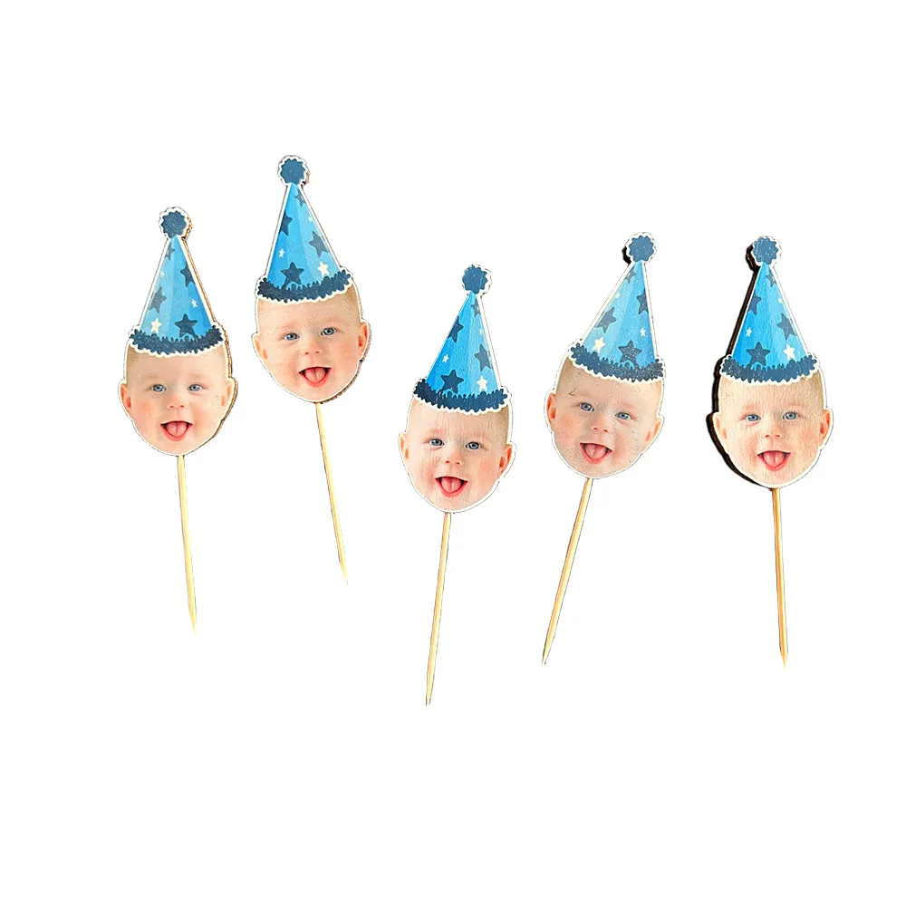 custom face birthday cake topper - Oeko-Tex certified supplier