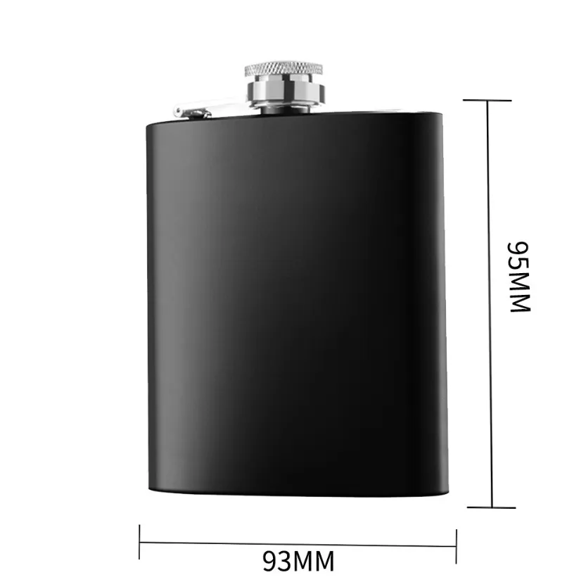 custom 6oz stainless steel hip flask - MOQ 20pcs factory direct - view 3