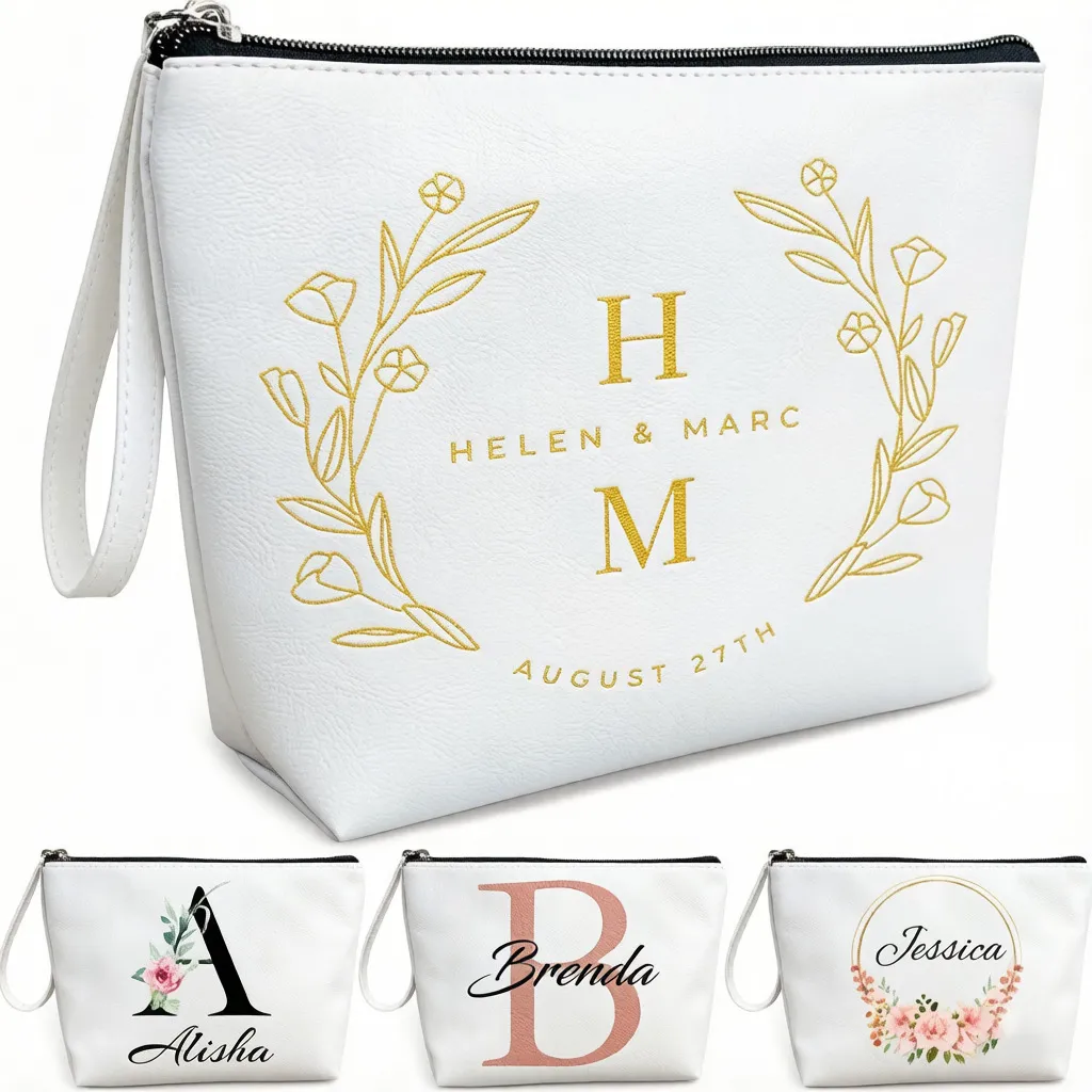 custom makeup bag zipper toiletry - free sample on request