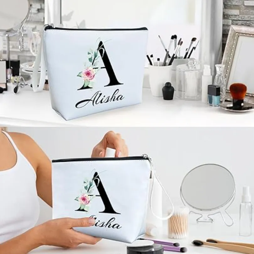 custom makeup bag zipper toiletry - free sample on request - view 2