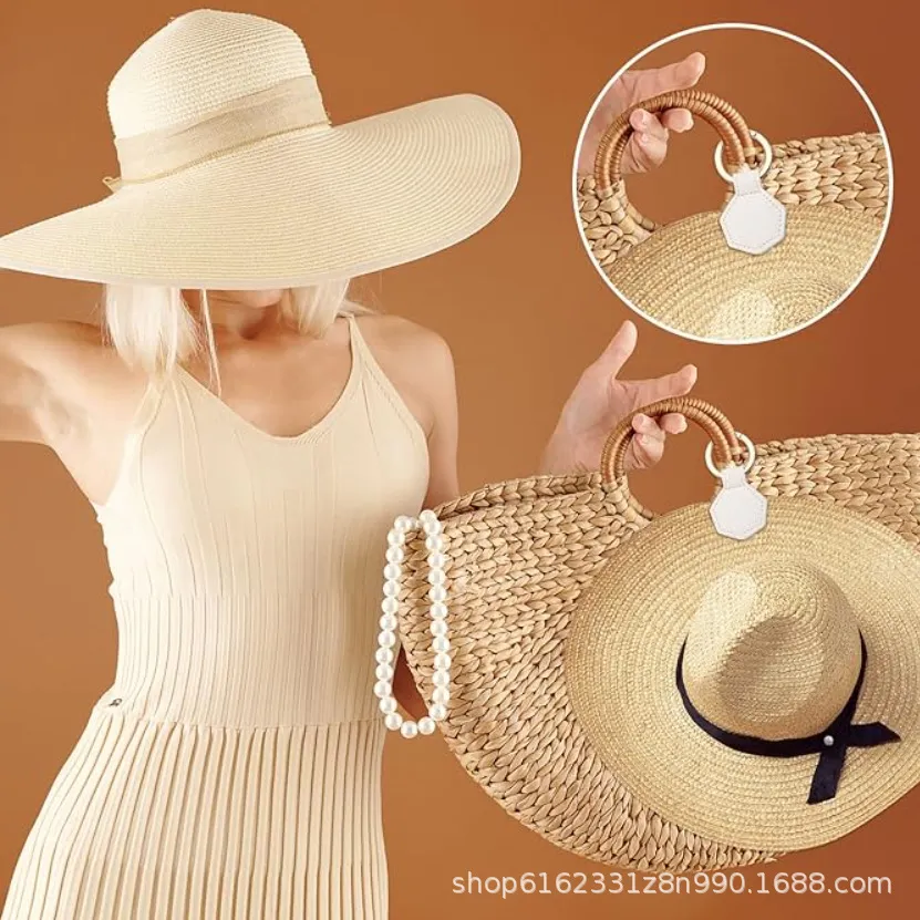 custom pu leather hat clip magnetic - trade show giveaway supplier - view 2